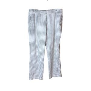 Izod XFG Stretch Black and White Plaid Golf Pants Women’s Size‎ 10